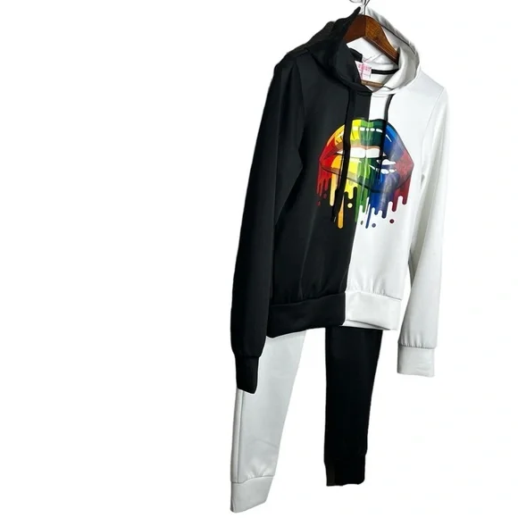 AQ Sport Women’s Sweatshirt/ Tracksuit 2Pcs Set - Picture 4 of 16